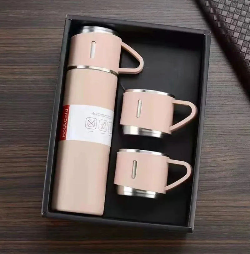 Vaccum Flask Set 500ml Water Bottle