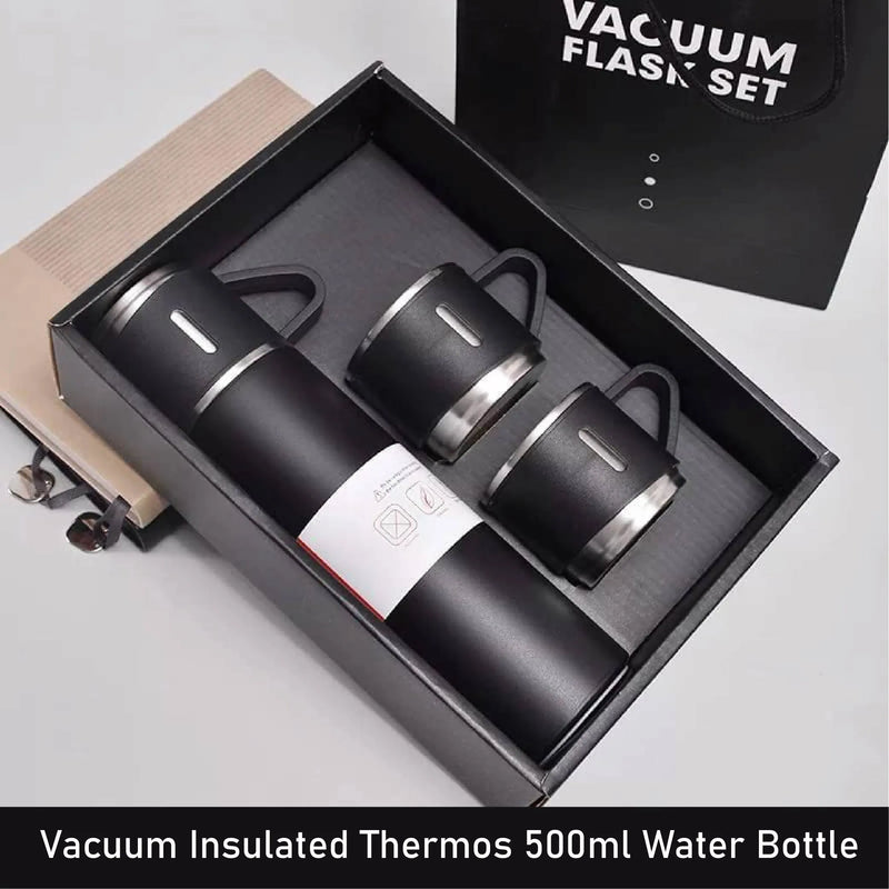 Vaccum Flask Set 500ml Water Bottle